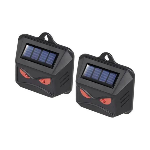 Відлякувачі тварин "Нічний захист" BaseTech 2 штуки Solar Repeller With Flashing VEN-1217 фото