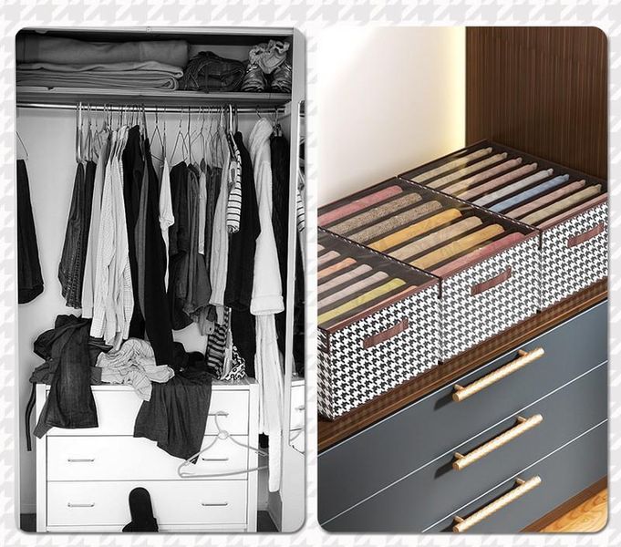 Органайзер для одягу, storage box 17*24*30 AND XL-1049 2053678 фото