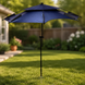 Зонтик пляжный садовый рыболовный 2.4M / Зонтик-антивитер с наклоном Outdoor Umbrella / Усиленный зонтик 2055645 фото 1