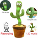 Кактус що танцює, світло-музична іграшка , Dancing Cactus TikTok кактус у вазоні 34 см 2195520158 фото 4