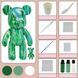 Флюидный мишка DIY Creative Fluid Bear с красками 3 шт / Набор раскраска для творчества медвежонок 2357218r4 фото 5