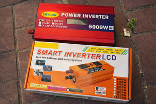 Автомобільний інвертор з 12V/24V на 220V 5000W LCD SMART / Перетворювач напруги 5000W фото