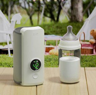 Компактний портативний підігрівач для пляшечок Bottle Warmer 6L з контролем температури від USB KAR17 фото
