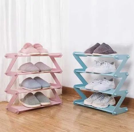 Полиця для взуття органайзер компактний стійка складана Shoe Rack YH 8802-5 зберігання речей та взуття 5 полиць Mu778598 фото