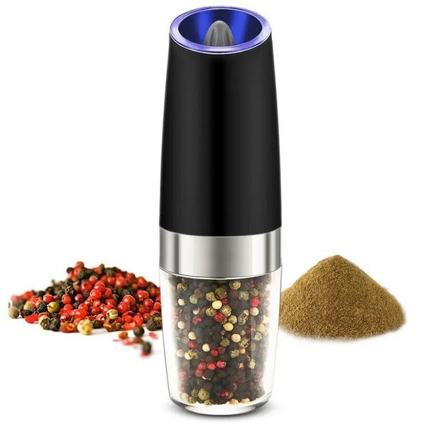 Електричний млин для спецій (20х6,3 см) Spice bottle electronic, від батарейок G8437 фото