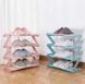 Полиця для взуття органайзер компактний стійка складана Shoe Rack YH 8802-5 зберігання речей та взуття 5 полиць Mu778598 фото 5