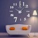 Великий настінний годинник Horloge 3D DIY кварц 27/37/47 55 см. Світяться вночі 205123 фото 1