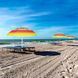 Пляжна парасолька 180см, сонцезахисна парасолька з кріпленням спиць sa221106 фото 1