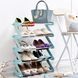 Полиця для взуття органайзер компактний стійка складана Shoe Rack YH 8802-5 зберігання речей та взуття 5 полиць Mu778598 фото 2
