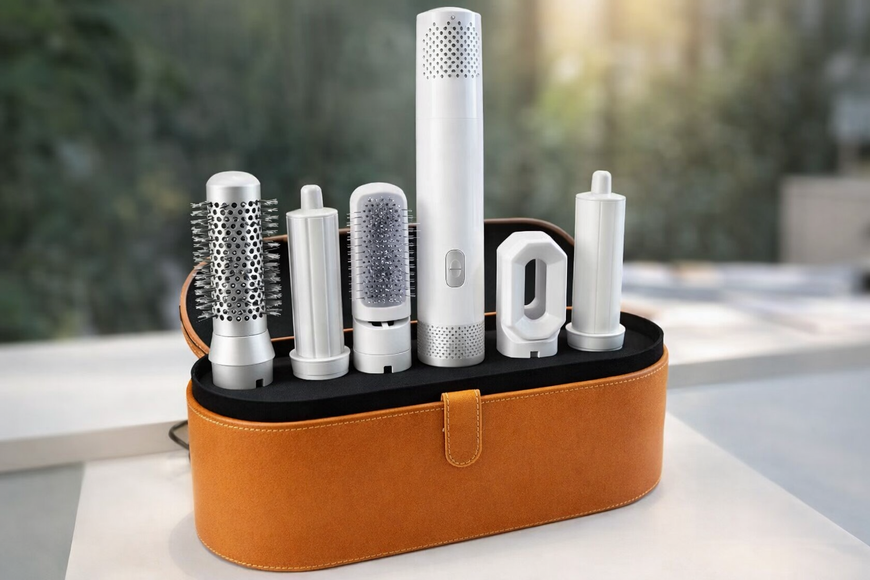 Стайлер Hot Air Styler 5в1 для укладання волос, 1000 Вт, 5 насадок, з кейсом Білий J5975 фото