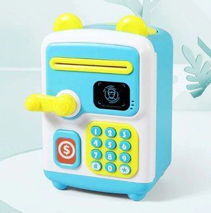 Електронна скарбничка-сейф із кодовим замком Face Recognition Money BOX 2124113 фото