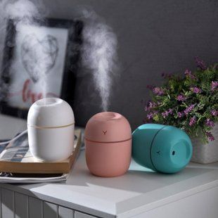 Ультразвуковий міні зволожувач повітря USB Humidifier з підсвічуванням 2051441 фото