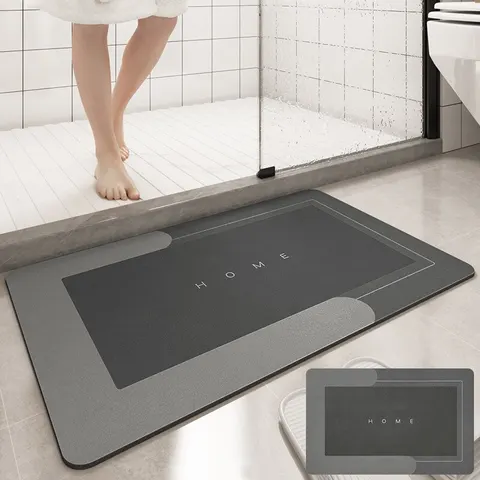 Килимок у ванну вологовбираючий суперпоглинаючий нековзний Bath Mat Super Absorbent (40х60см) M16231 фото