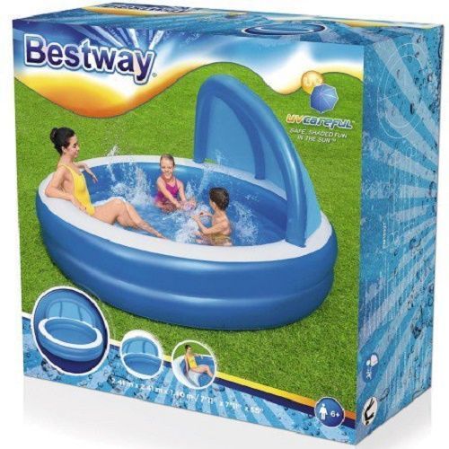 Басейн сімейний Bestway 54337 (241х241х140см) BW54337 фото
