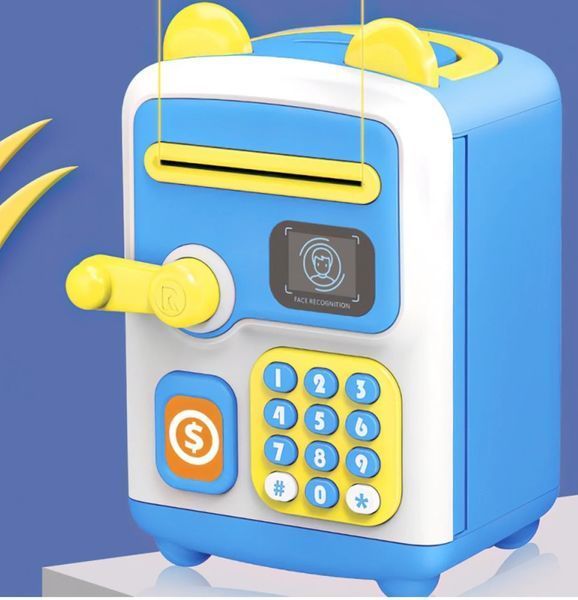 Електронна скарбничка-сейф із кодовим замком Face Recognition Money BOX 2124113 фото