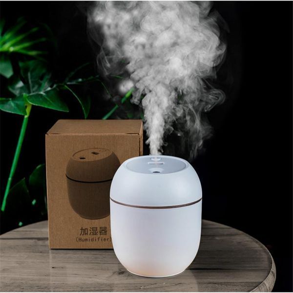 Ультразвуковий міні зволожувач повітря USB Humidifier з підсвічуванням 2051441 фото