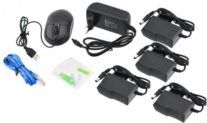 Комплект відеоспостереження DVR KIT-6678 Wi-Fi, 8 камер, 1080P, IP67, нічна зйомка / Набір камер 8 шт DVR KIT 6678+реєстратор sp5519 фото