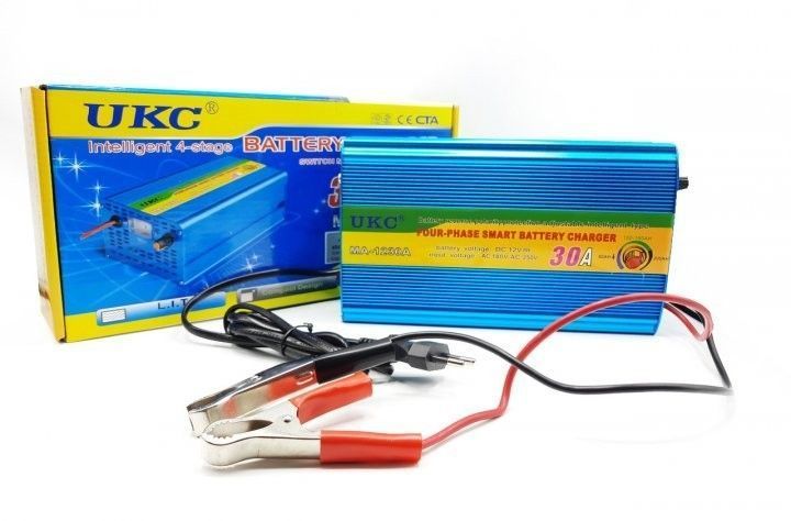 Зарядний пристрій автомобільний для акумулятора Battery Charger UKC MA-1230A 30A sp45210 фото