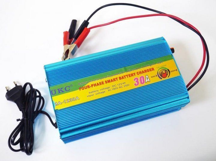 Зарядний пристрій автомобільний для акумулятора Battery Charger UKC MA-1230A 30A sp45210 фото