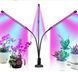 Світлодіодна фітолампа Grow Light для вирощування рослин, розсади Повний спектр 3 голови Grow4 фото 3