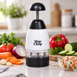 Измельчитель продуктов / Slap Chop Chopper / Измельчитель овощей с контейнером AsAD10-9 фото