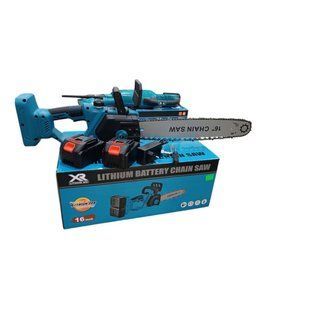 Акумуляторна ланцюгова пилка 16''+2 акумулятори 68В + кейс, Electric Saw / Електропила / Акумуляторна пилка Jam9999 фото