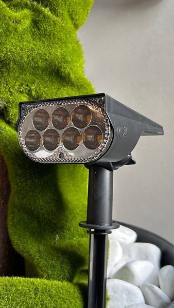 Садовий LED світильник на сонячній батареї Color Gradient Solar Spot Lawn Light AZ957 фото