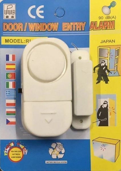 Дверна та віконна бездротова сигналізація з магнітним датчиком Door/Window Entry Alarm RL-9805 pr41264744 фото