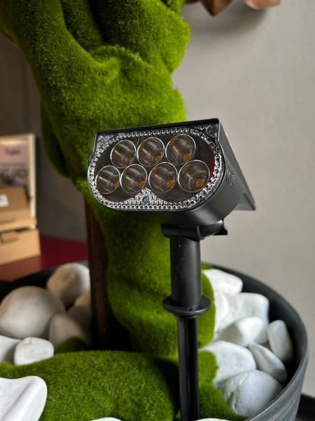 Садовий LED світильник на сонячній батареї Color Gradient Solar Spot Lawn Light AZ957 фото
