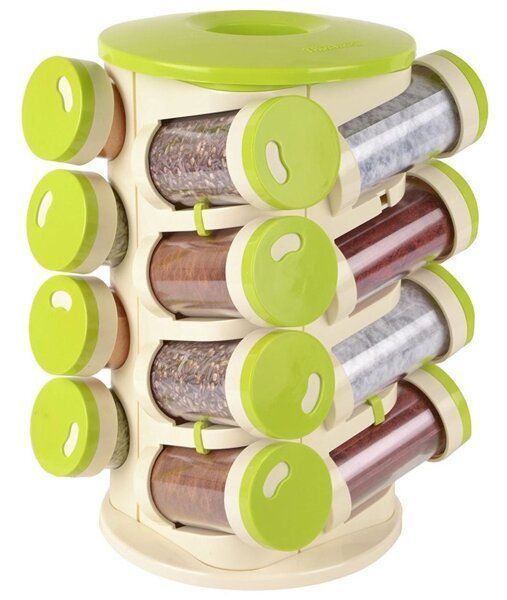 Стійка для зберігання спецій spice rack sixteen in one, набір для спецій 16 в 1 20544100 фото