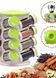Стійка для зберігання спецій spice rack sixteen in one, набір для спецій 16 в 1 20544100 фото 2
