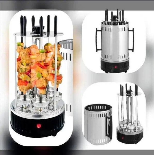 Електрошашличниця Domotec Bbq шашличниця Domotec MS-7781 1000W sa673883 фото