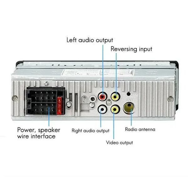 Автомагнітола 4026 BT Touch з екраном 4.1" ISO 1Din MP5 Bluetooth USB FM microSD 2394026 фото