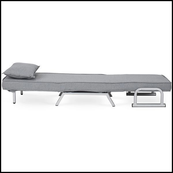 Розкладне крісло, розкладачка MEBEL ELITE BART, сірий (KR-65)(крісло-80/65/68; ліжко-190/65) KR -65 фото