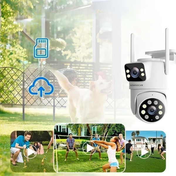 Бездротова поворотна WiFi камера SZSINOCAM TY-Q2 O-KAM Pro / Зовнішня камера відеоспостереження 509TY-Q2 фото