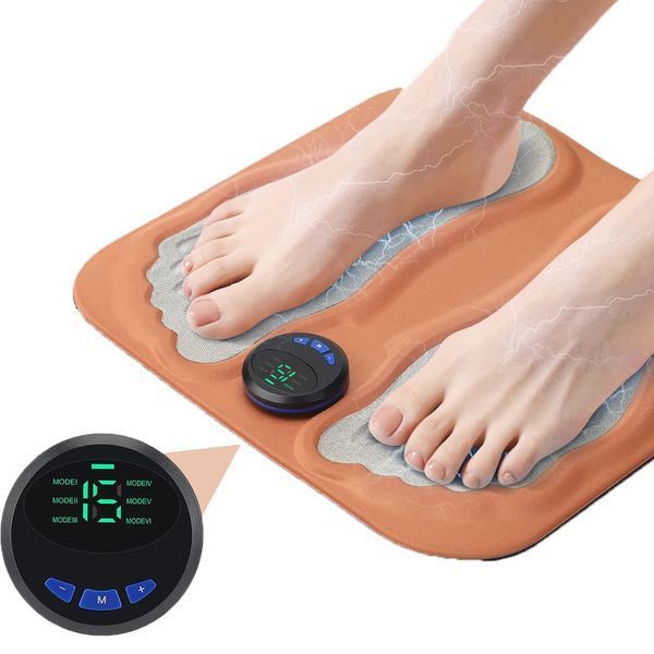 Електричний масажний килимок для ніг, EMS Foot Massager Electrical Muscle Stimulator / М'язовий стимулятор 2127470 фото