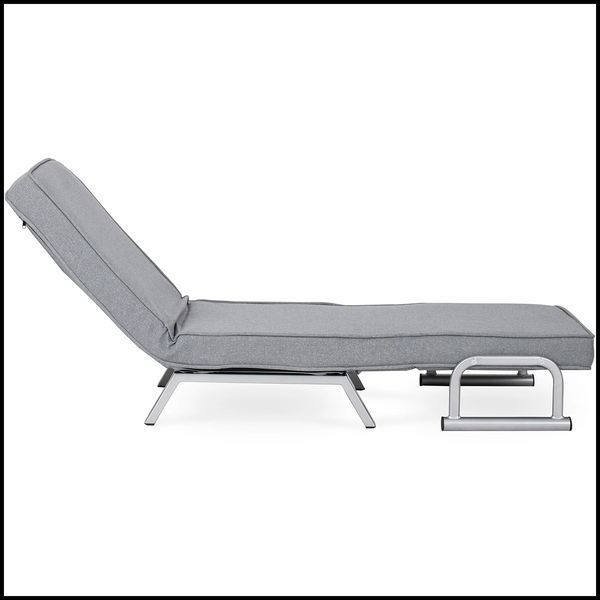 Розкладне крісло, розкладачка MEBEL ELITE BART, сірий (KR-65)(крісло-80/65/68; ліжко-190/65) KR -65 фото