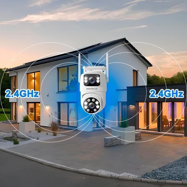 Бездротова поворотна WiFi камера SZSINOCAM TY-Q2 O-KAM Pro / Зовнішня камера відеоспостереження 509TY-Q2 фото