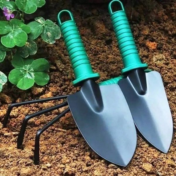 Набір садових інструментів 12 в 1 з валізою Garden Instrumen AND ES-10, інвентар для городу та саду 2054250 фото