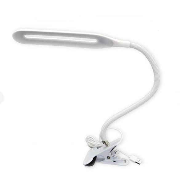 Настільна лампа на прищіпці гнучка LED Beluck BL-01 з кабелем USB Jam989895 фото