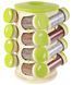 Стійка для зберігання спецій spice rack sixteen in one, набір для спецій 16 в 1 20544100 фото 5