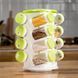 Стійка для зберігання спецій spice rack sixteen in one, набір для спецій 16 в 1 20544100 фото 1