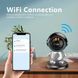 Поворотна бездротова відеокамера Wi-Fi-відеоня 2K ART 8936 з датчиком руху та поворотом на 355 градусів 5092083 фото 7