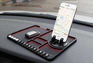 Силіконовий килимок протиковзкий в автомобіль на панель MOBILE G7741205 фото