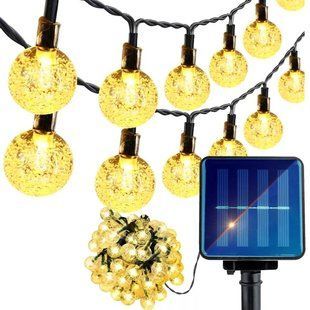 Гірлянда вулична LED лампочки SOLAR GARDEN LIGHT 834-122 WW на сонячній батареї 2019082 фото