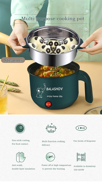 Електрокаструля скороварка-рисоварка Balashov 1.5 л Balashov фото