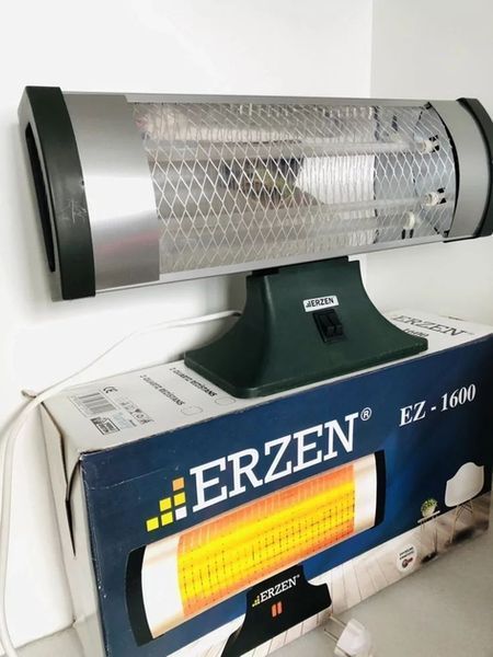 Інфрачервоний обігрівач кварцовий Erzen NH 1600 вт Erzen фото