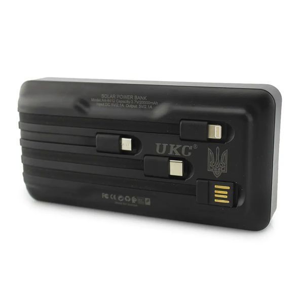 Мобільна зарядка POWER BANK 20000MAH Solar Z 102B sp45 фото