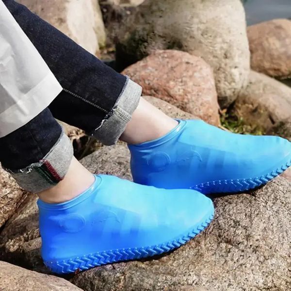 Силіконові чохли бахіли для взуття від дощу та бруду Waterproof Silicone Shoe М,L mu00441 фото