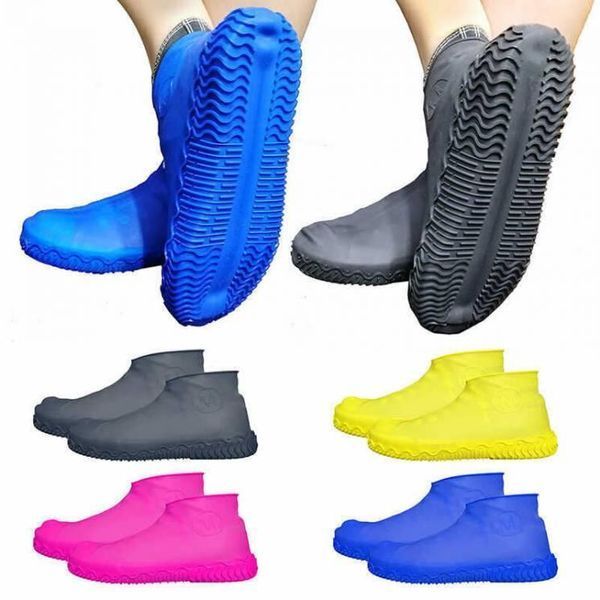 Силіконові чохли бахіли для взуття від дощу та бруду Waterproof Silicone Shoe М,L mu00441 фото